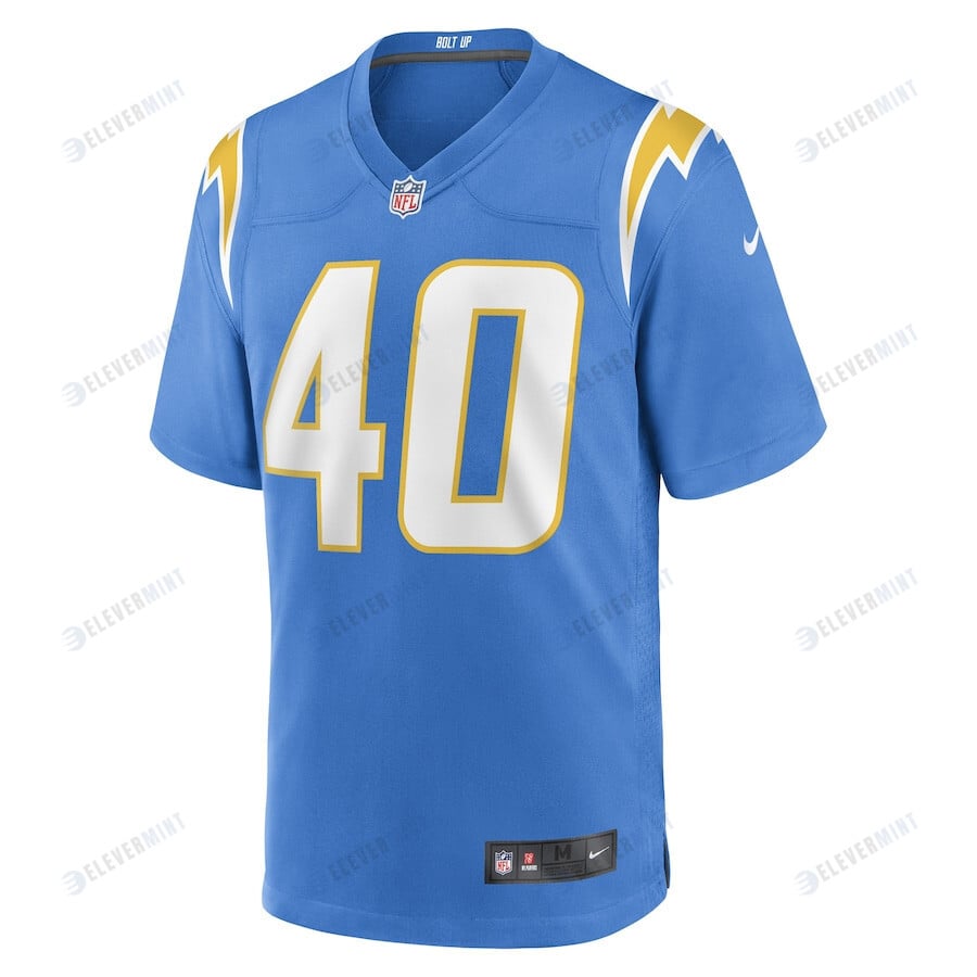 Zander Horvath Los Angeles Chargers Game Player Jersey - Powder Blue