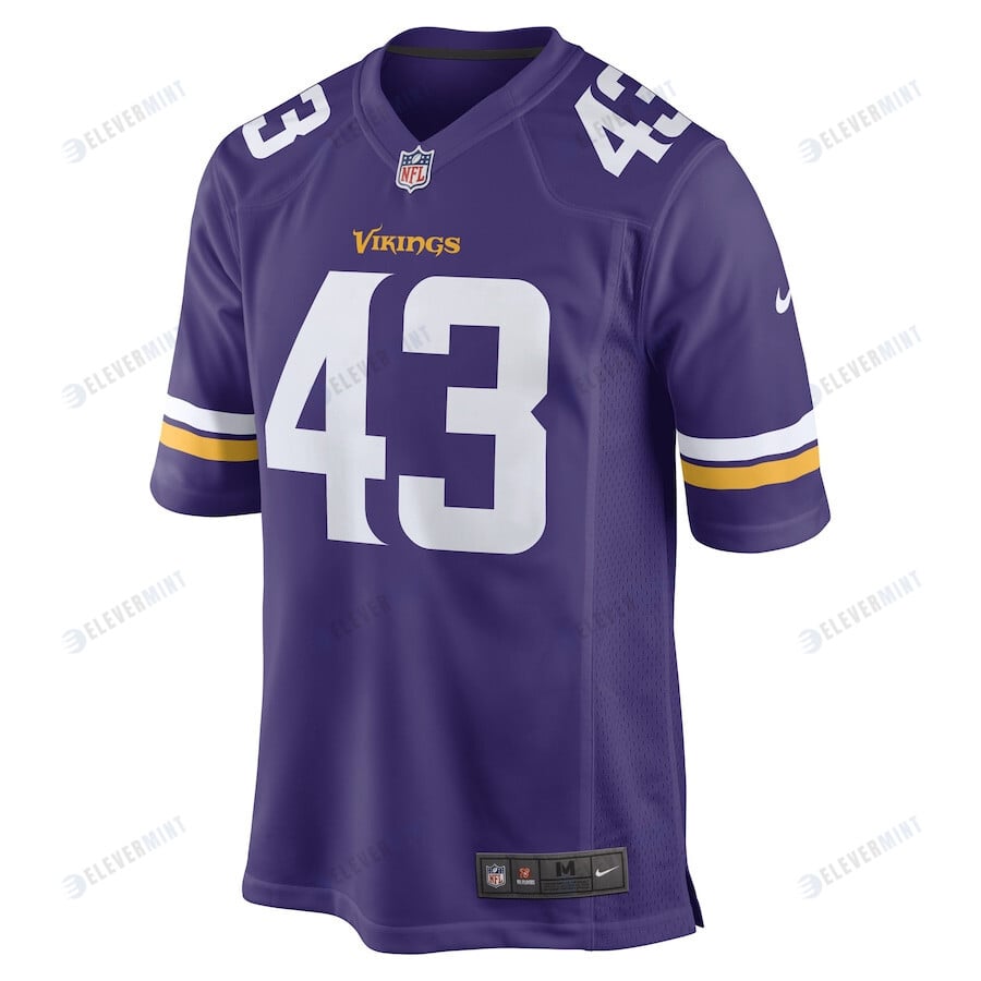 Luiji Vilain Minnesota Vikings Game Player Jersey - Purple