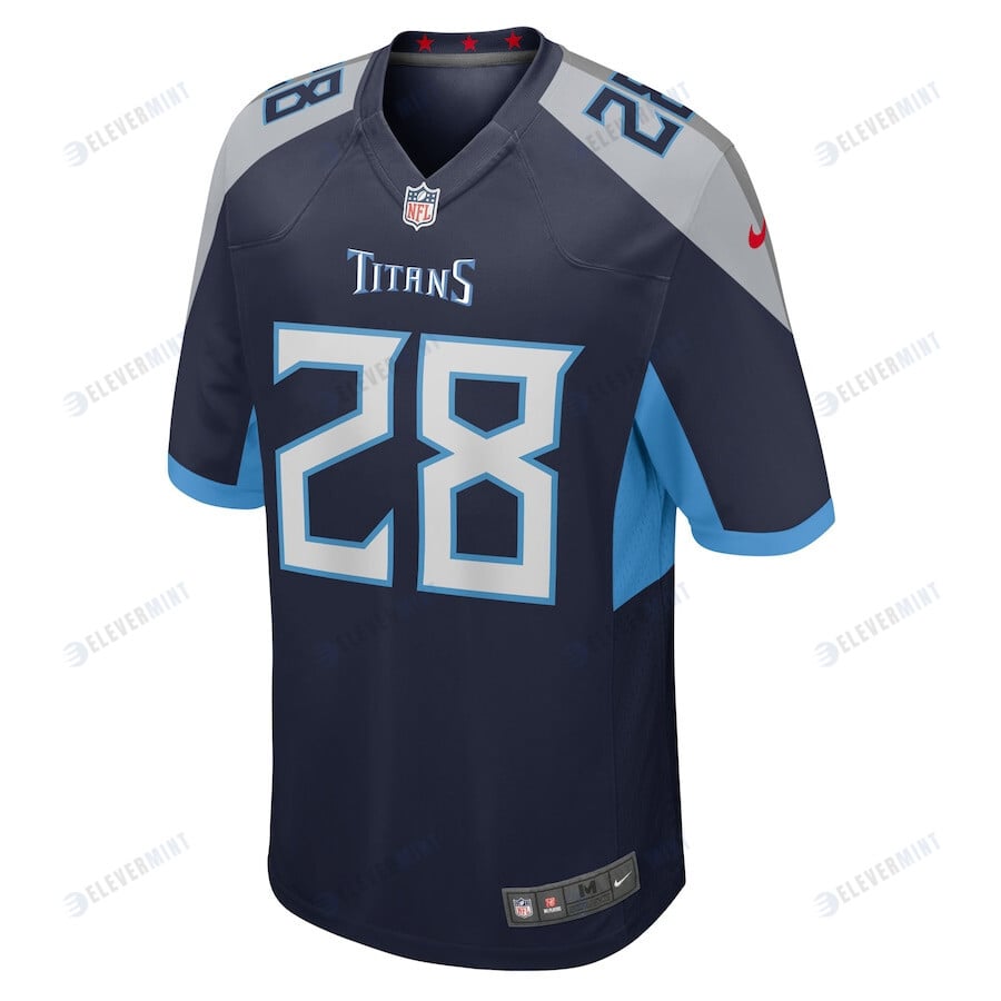 Joshua Kalu Tennessee Titans Game Player Jersey - Navy