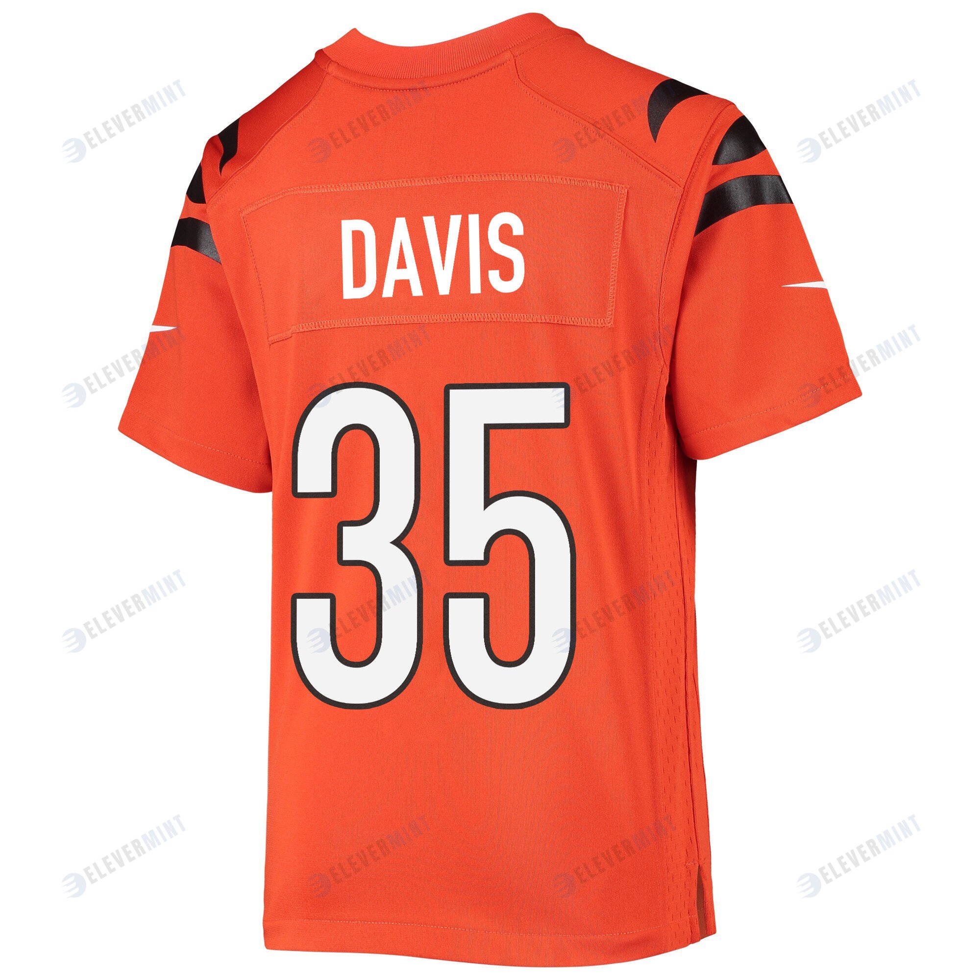 Jalen Davis 35 Cincinnati Bengals Super Bowl LVII Champions Youth Alternate Game Jersey - Orange