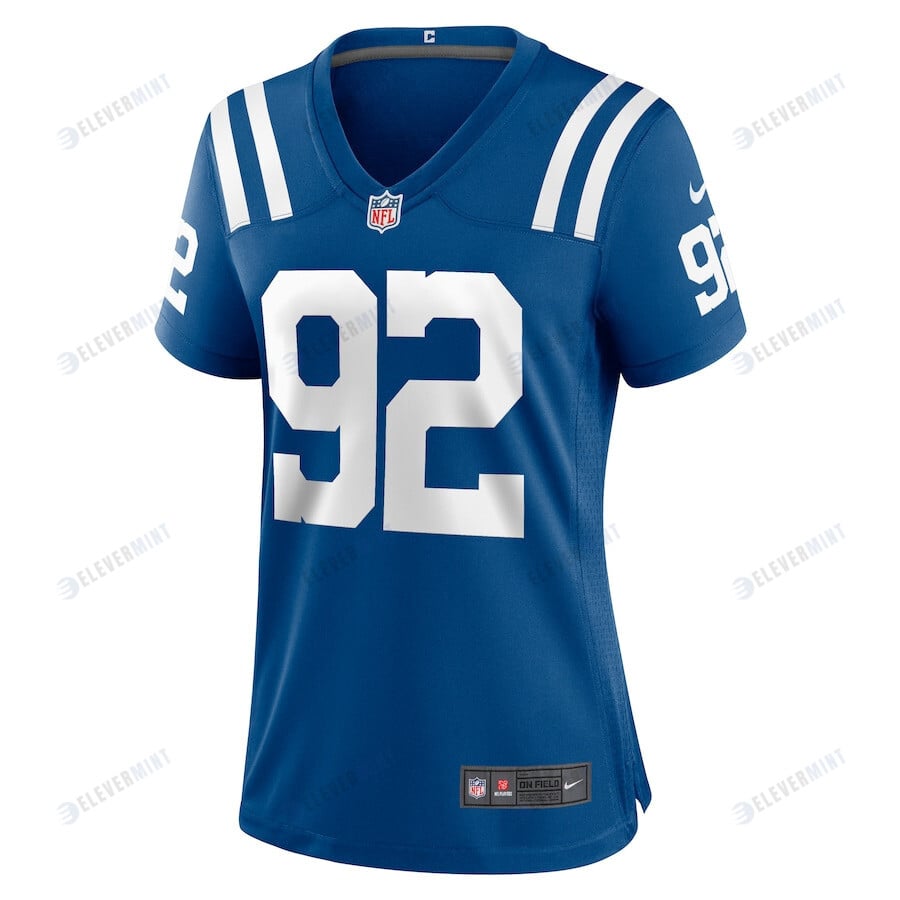 Jacob Martin 92 Indianapolis Colts Women Team Game Jersey - Royal