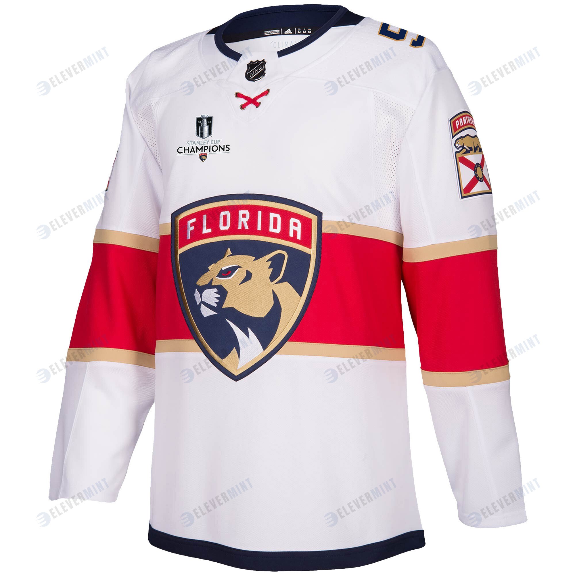 Florida Panthers Aaron Ekblad 5 Away 2023 Stanley Cup Champions Breakaway Men Jersey - White