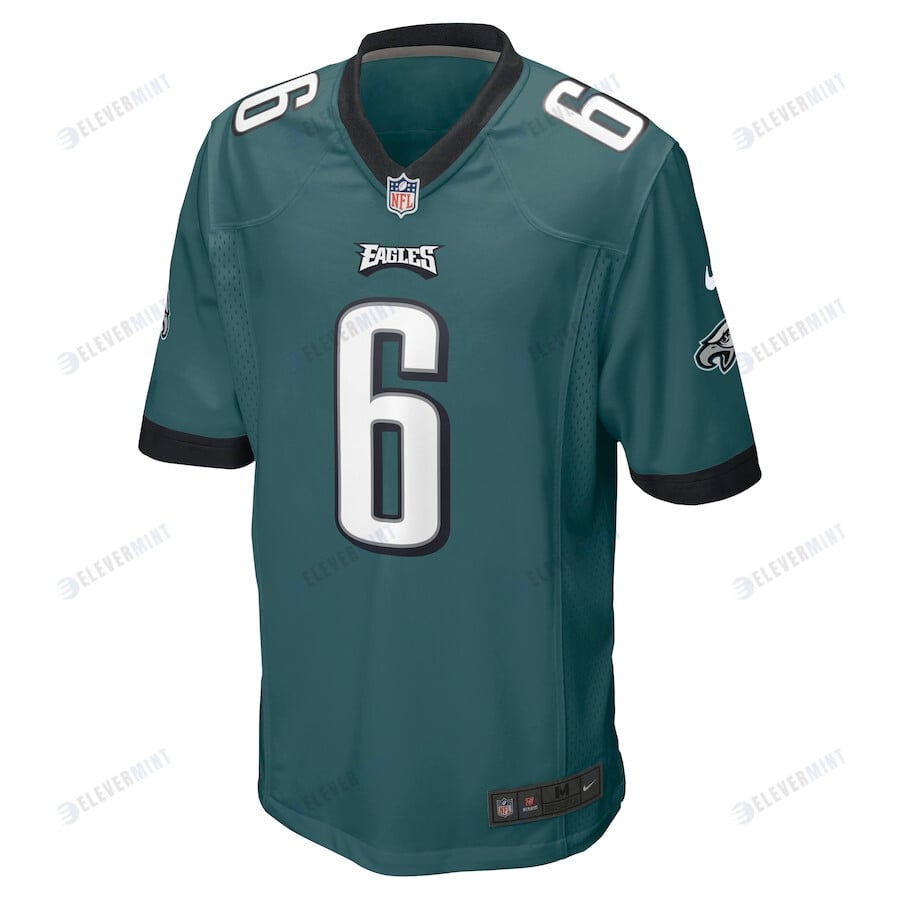 DeVonta Smith 6 Philadelphia Eagles Game Jersey - Midnight Green