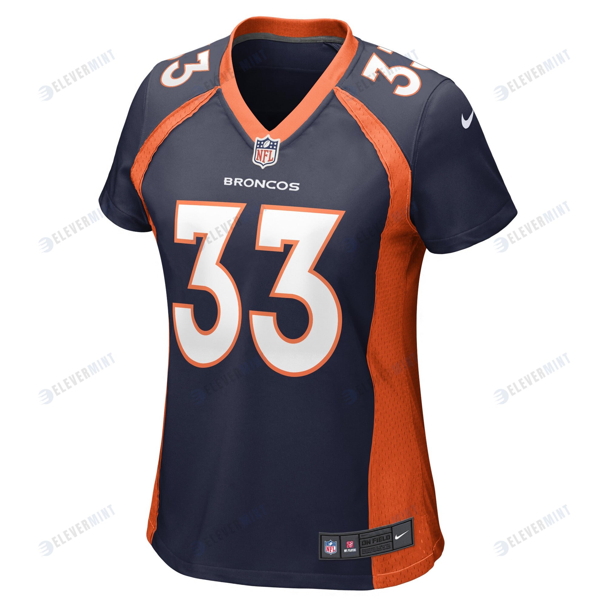 Javonte Williams 33 Denver Broncos Women's Home Game Jersey - Navy