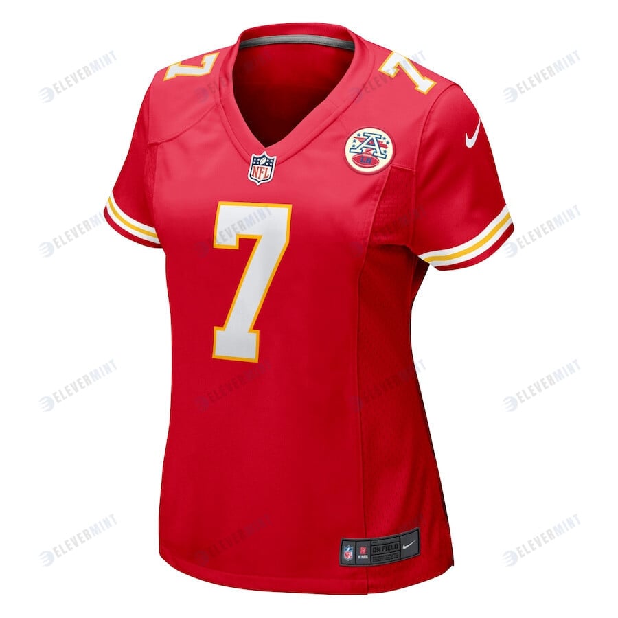 Harrison Butker 7 Kansas City Chiefs Game Women Jersey - Red