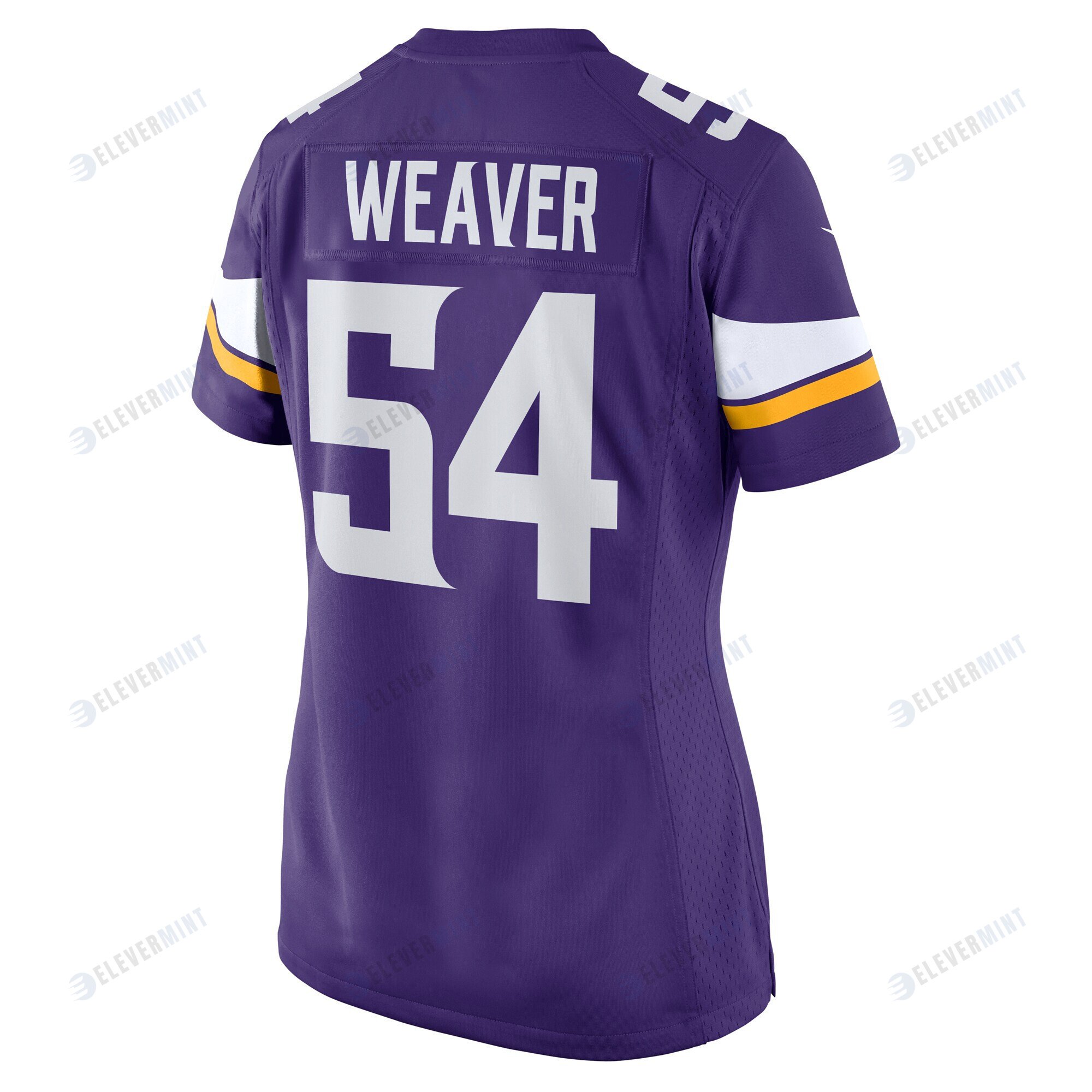 Curtis Weaver 54 Minnesota Vikings Women's Home Game Jersey - Purple