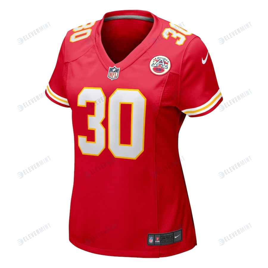 Dicaprio Bootle 30 Kansas City Chiefs Women's Home Game Player Jersey - Red