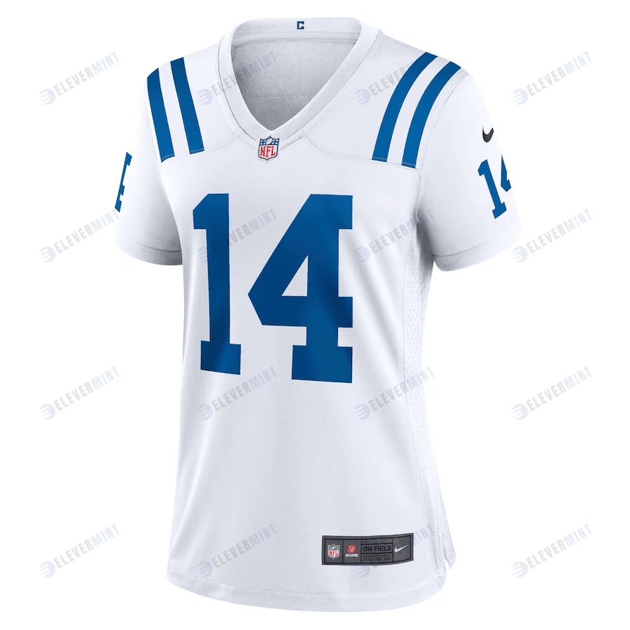 Alec Pierce 14 Indianapolis Colts Women's Away Game Player Jersey - White