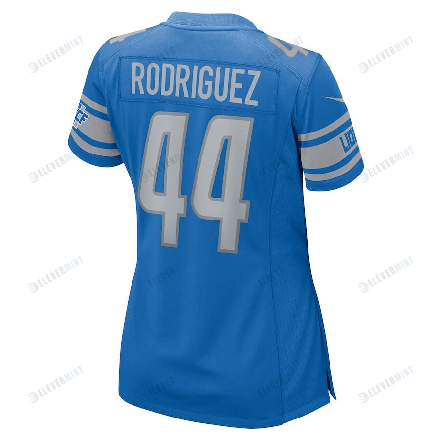 Malcolm Rodriguez 44 Detroit Lions Women Game Jersey - Blue