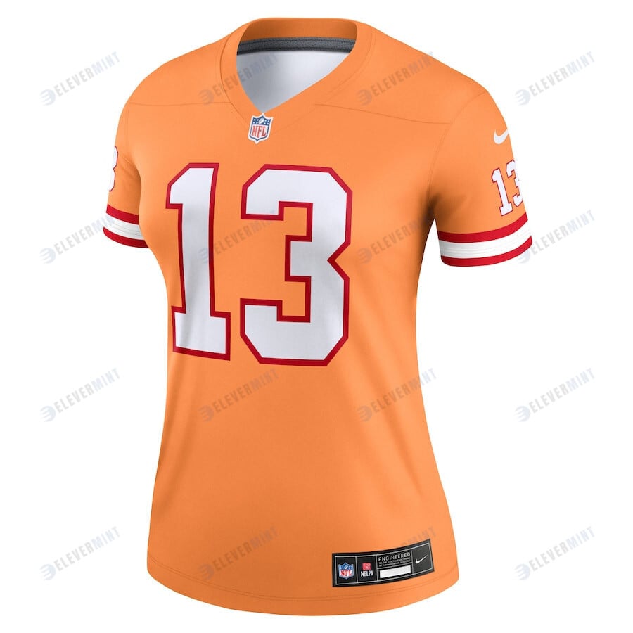 Mike Evans 13 Tampa Bay Buccaneers Women's Alternate Legend Jersey - Orange
