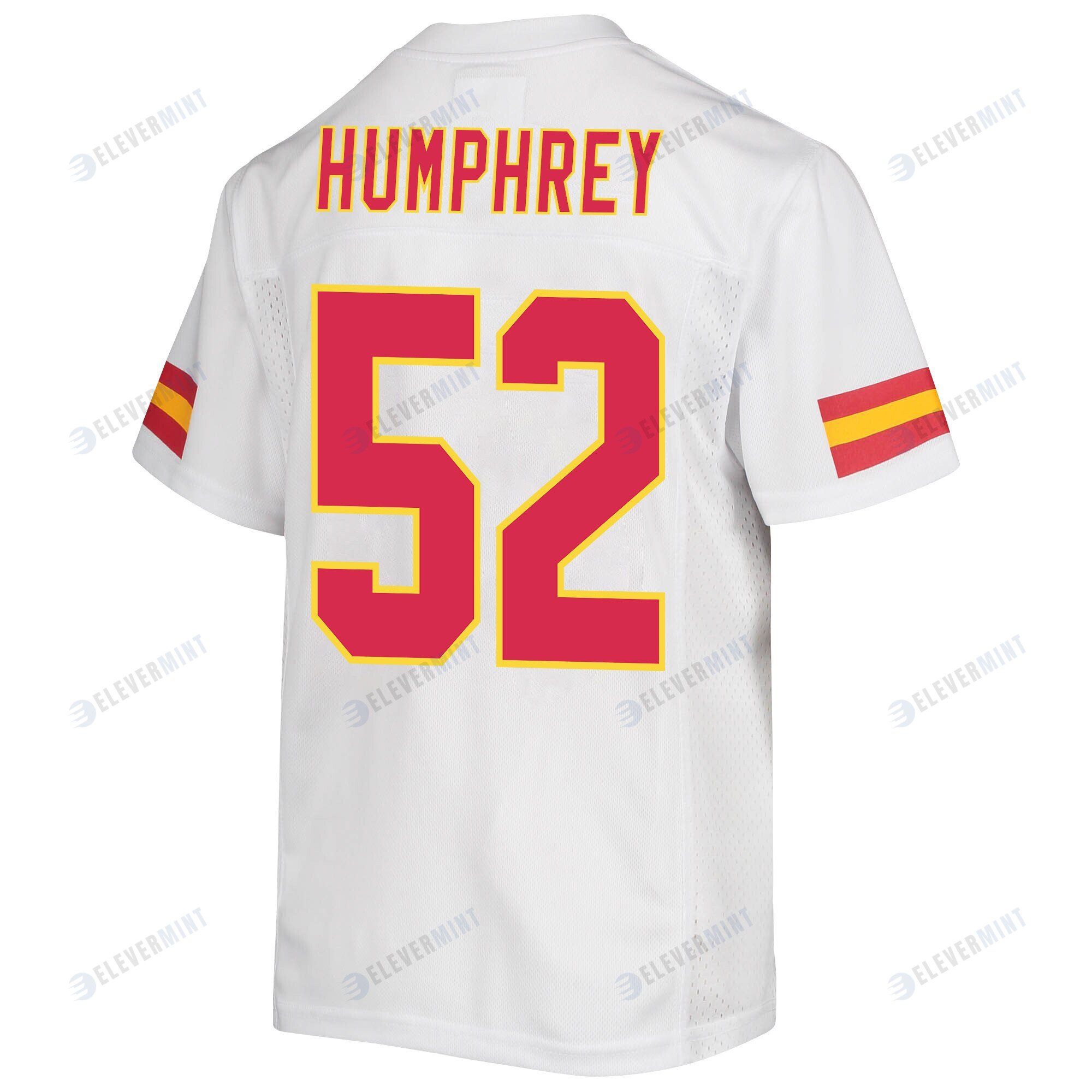 Creed Humphrey 52 Kansas City Chiefs Super Bowl LVII Champions Youth Game Jersey - White