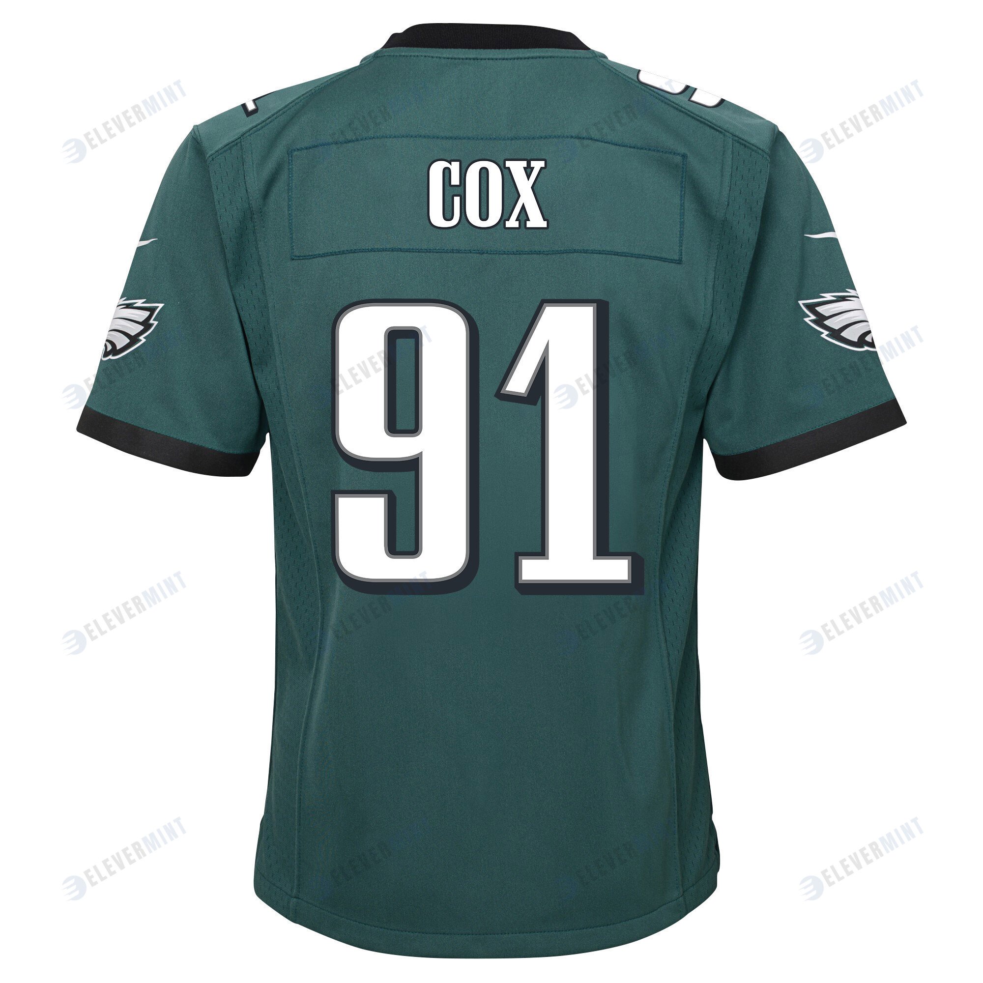 Fletcher Cox 91 Philadelphia Eagles Super Bowl LVII Champions 2 Stars 2 Stars Youth Game Jersey - Black