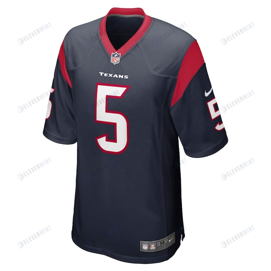 Jalen Pitre Houston Texans Game Player Jersey - Navy