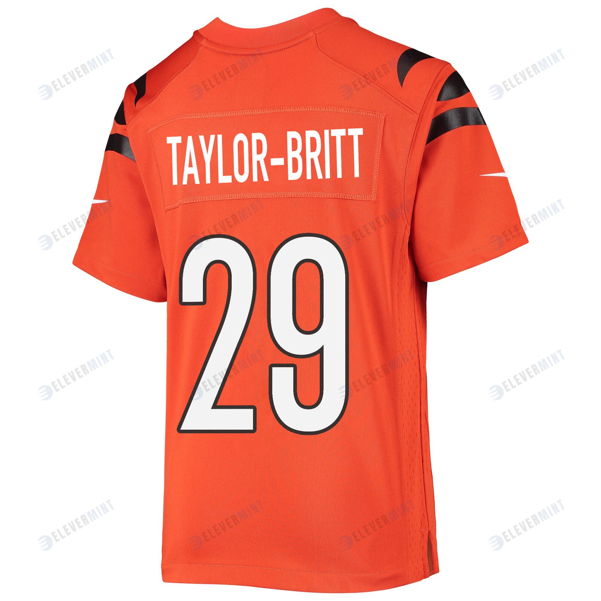 Cam Taylor-Britt 29 Cincinnati Bengals Super Bowl LVII Champions Youth Alternate Game Jersey - Orange