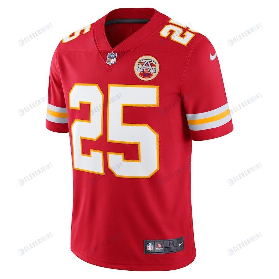 Clyde Edwards-Helaire 25 Kansas City Chiefs Vapor Limited Jersey - Red
