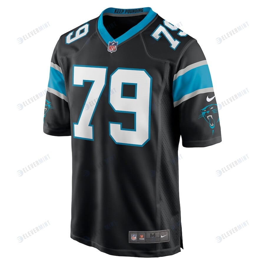 Ikem Ekwonu 79 Carolina Panthers 2022 Draft First Round Pick Game Jersey In Black