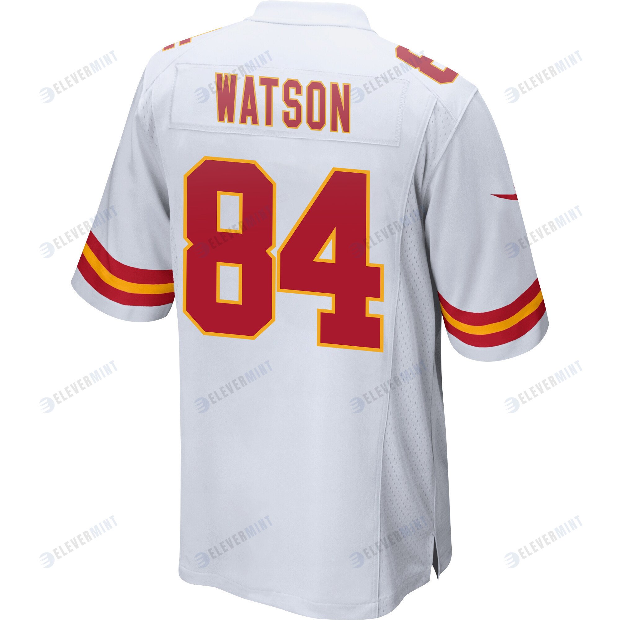 Justin Watson 84 Kansas City Chiefs Super Bowl LVII Champions Men Game Jersey - White