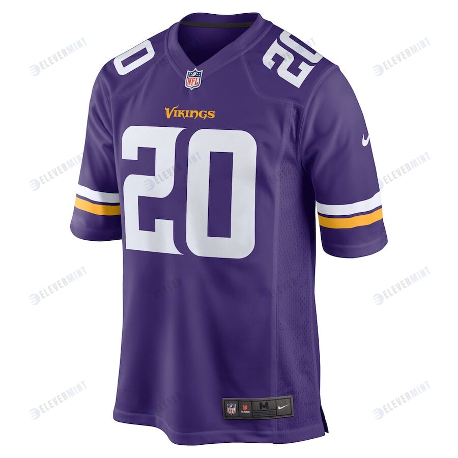 Duke Shelley 20 Minnesota Vikings Home Game Player Jersey - Purple