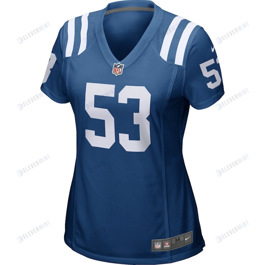 Shaquille Leonard 53 Indianapolis Colts Women Game Jersey - Royal