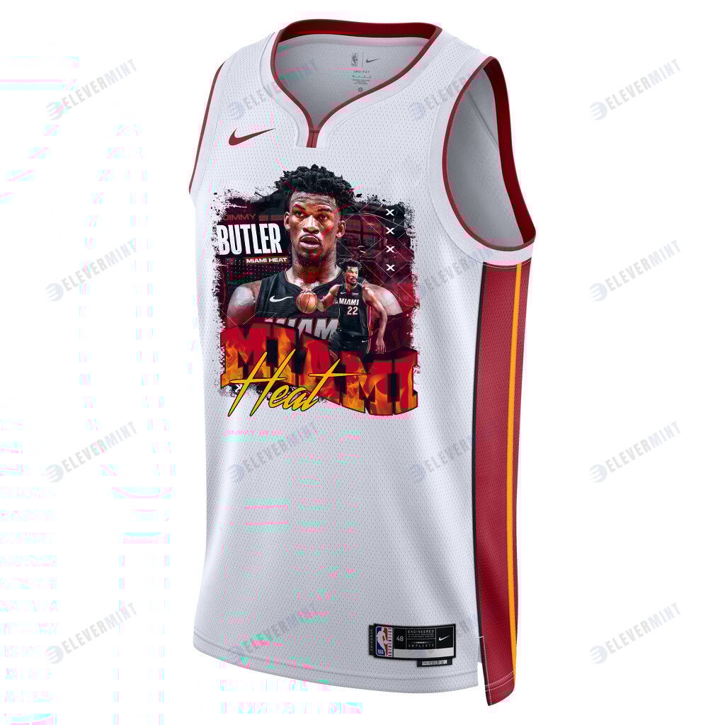 Jimmy Butler 22 Miami Heat Star Performer 2023 NBA Champions Swingman Jersey - White