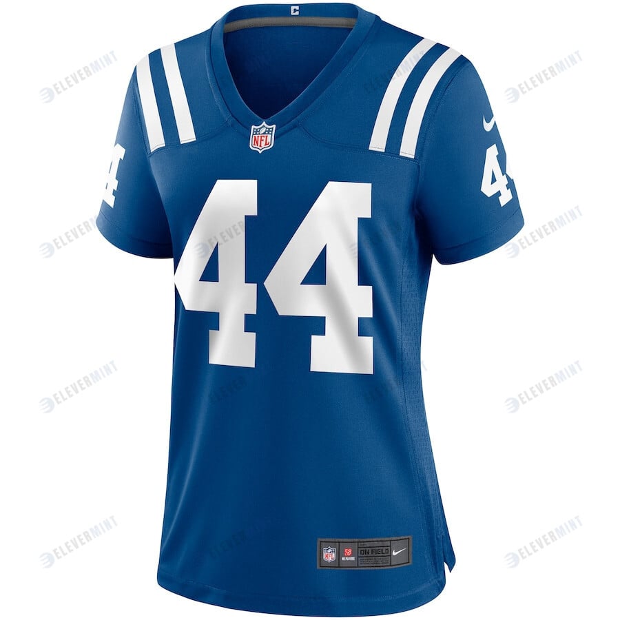 Dallas Clark 44 Indianapolis Colts Women Game Retired Jersey - Royal
