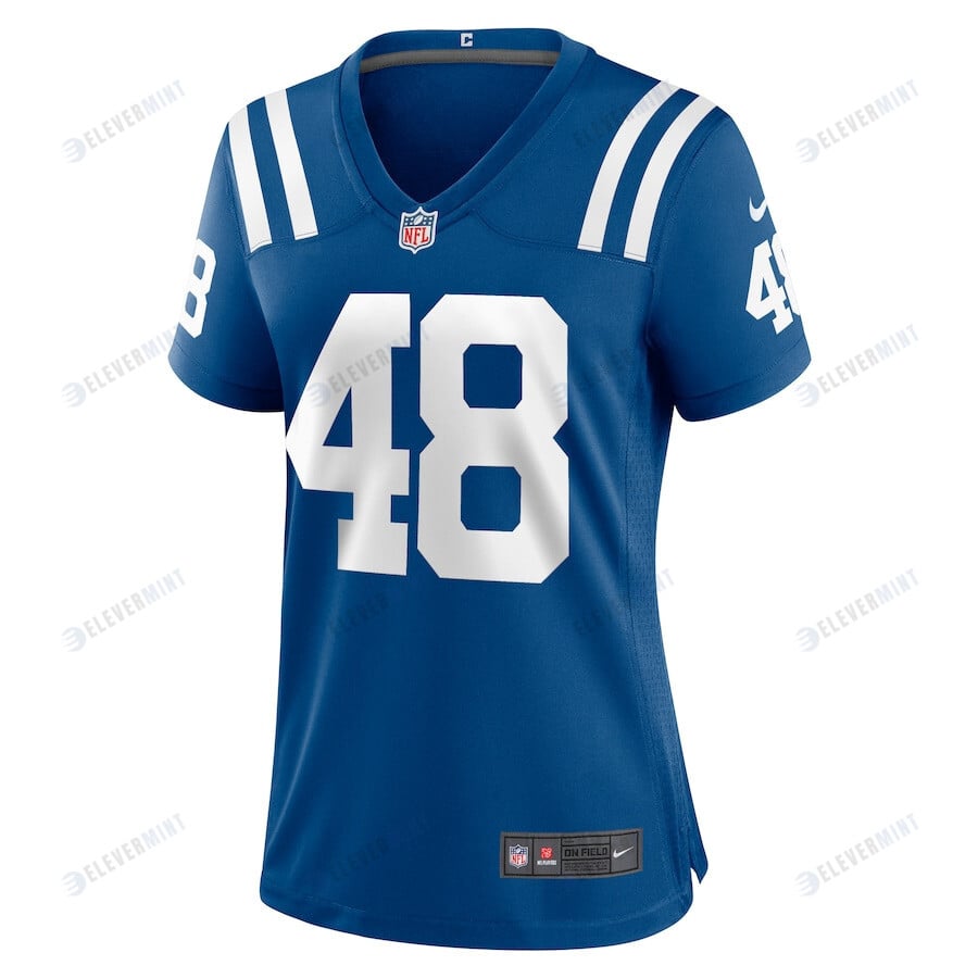 Ronnie Harrison Jr. 48 Indianapolis Colts Women Team Game Jersey - Royal