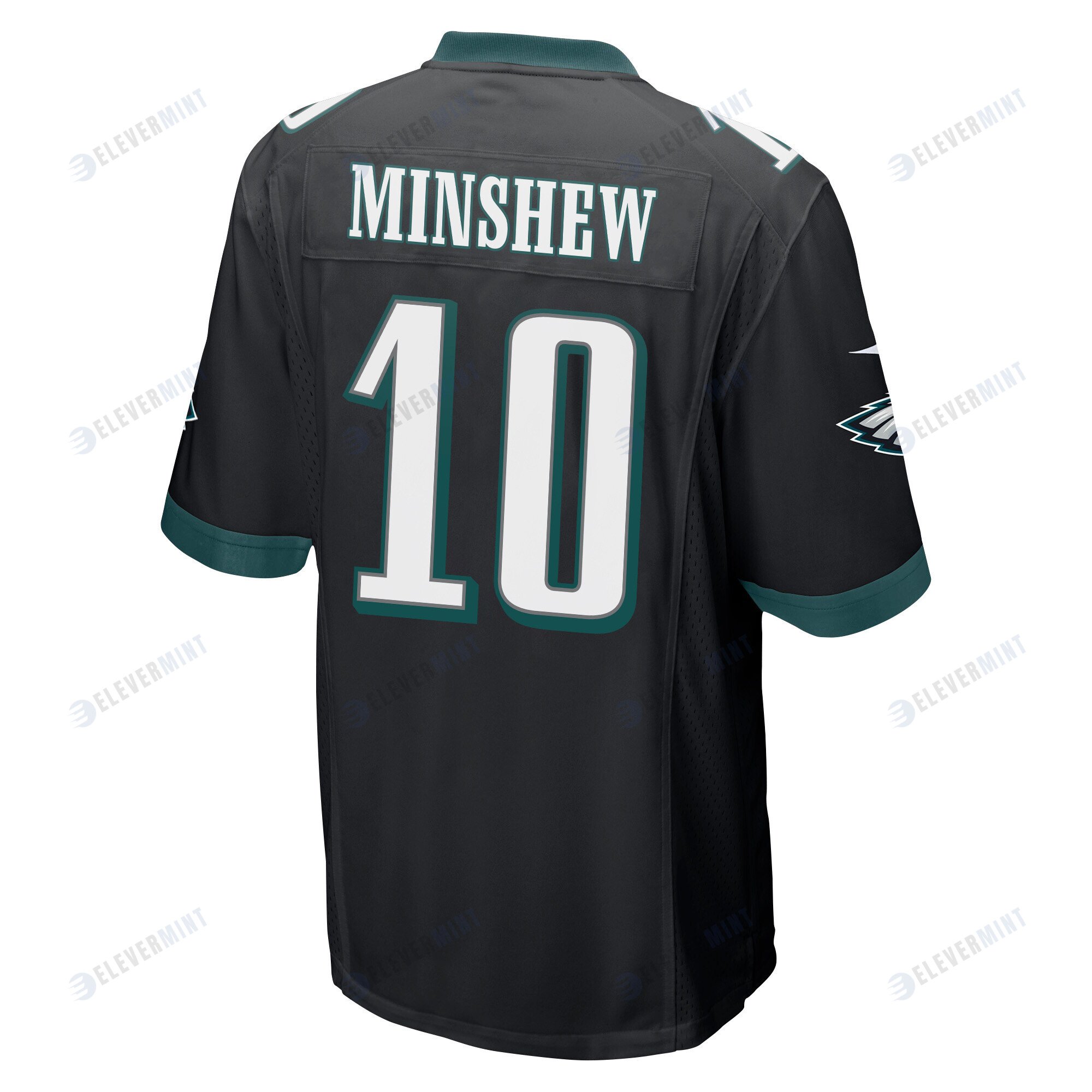 Gardner Minshew 10 Philadelphia Eagles Super Bowl LVII Champions 2 Stars Men Game Jersey - Black