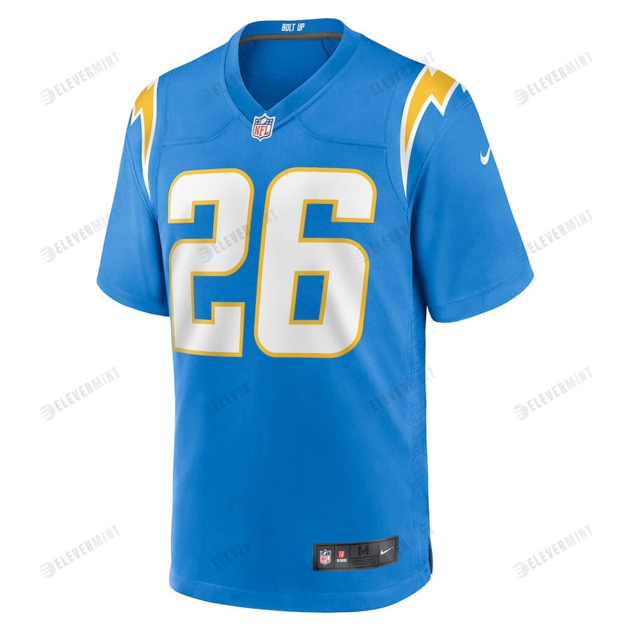 Asante Samuel Jr. 26 Los Angeles Chargers Game Player Jersey - Powder Blue