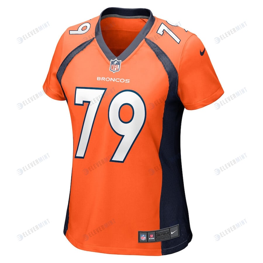 Lloyd Cushenberry III 79 Denver Broncos Women's Game Jersey - Orange