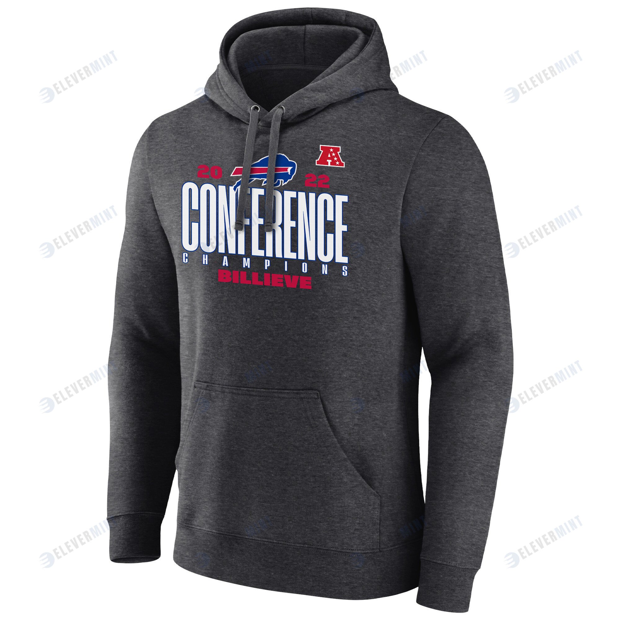 Buffalo Bills AFC Conference Champions Billieve Black Pullover Hoodie