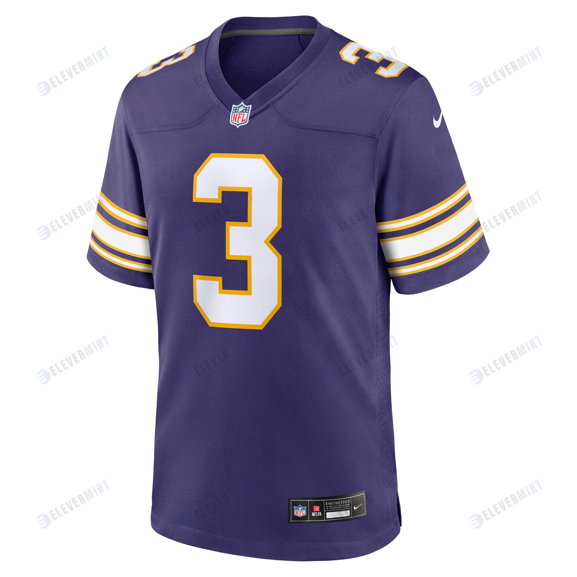 Jordan Addison 3 Minnesota Vikings Classic Game Men Jersey - Purple