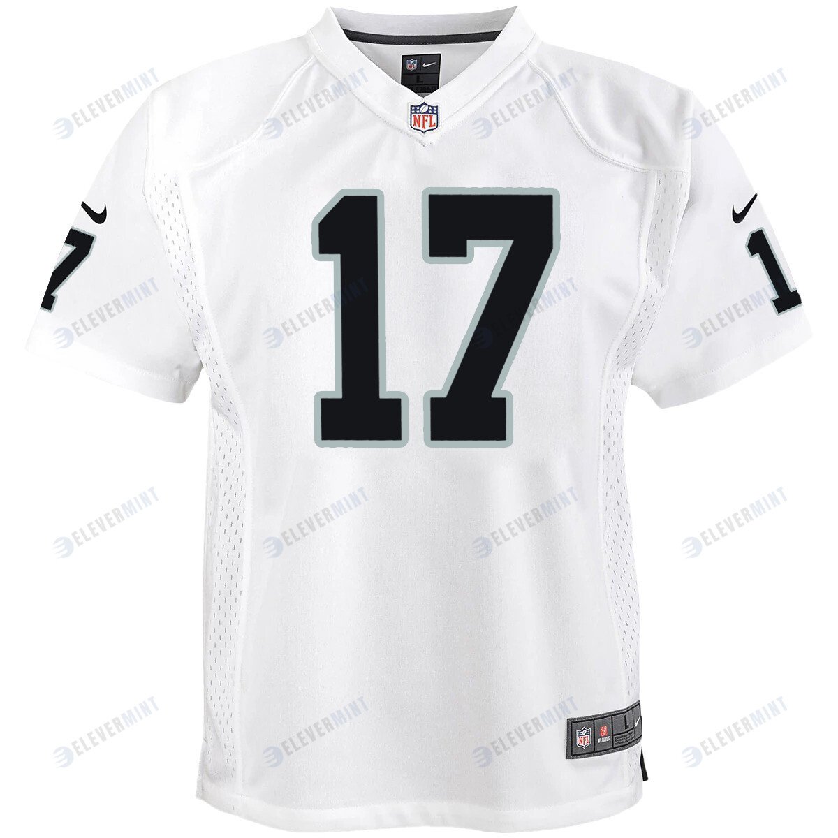 Davante Adams 17 Las Vegas Raiders Game Youth Jersey - White Jersey