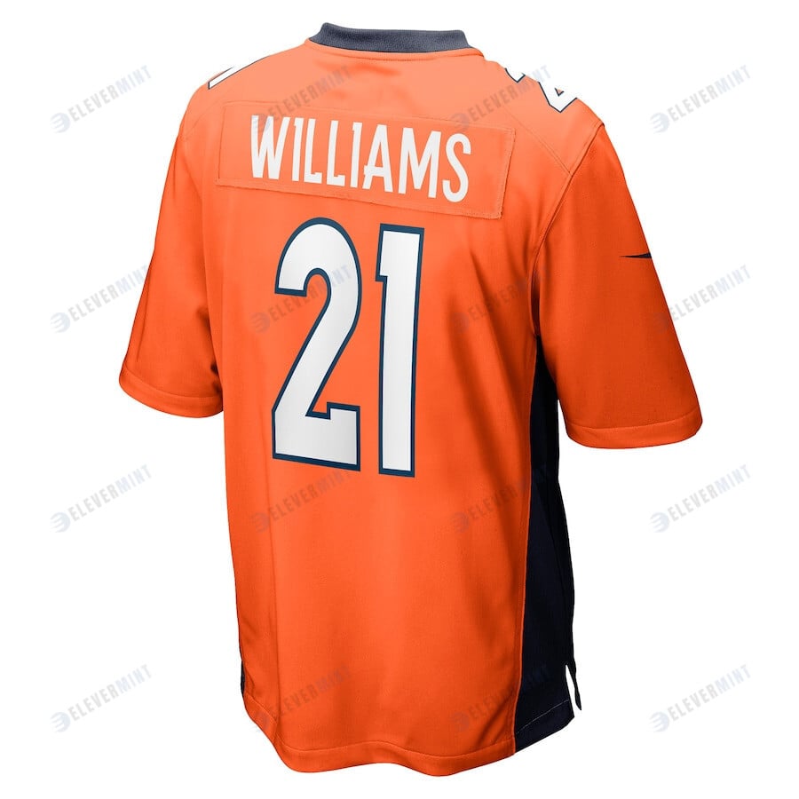 K'Waun Williams 21 Denver Broncos Game Jersey - Orange