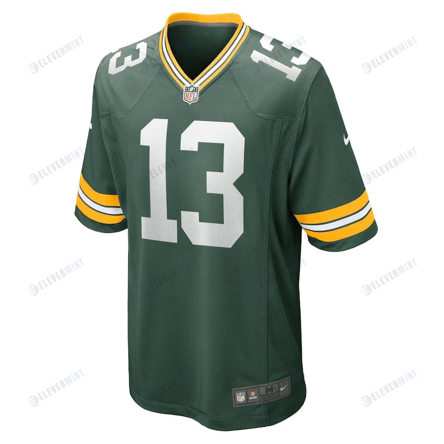 Allen Lazard 13 Green Bay Packers Game Team Jersey - Green