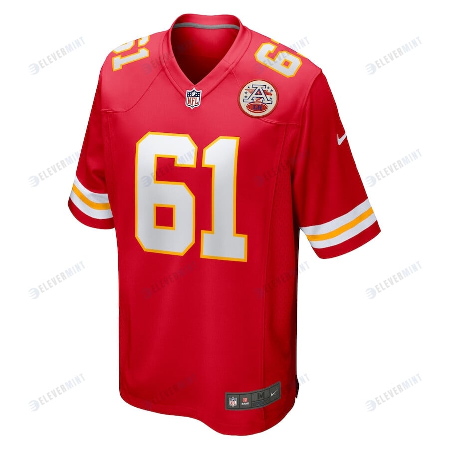 Austin Reiter 61 Kansas City Chiefs Game Player Jersey - Red