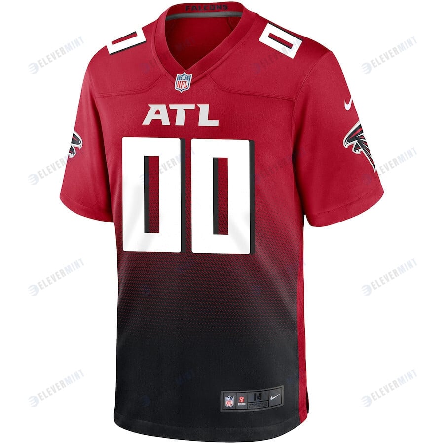 Atlanta Falcons Men Alternate Custom Game Jersey - Red