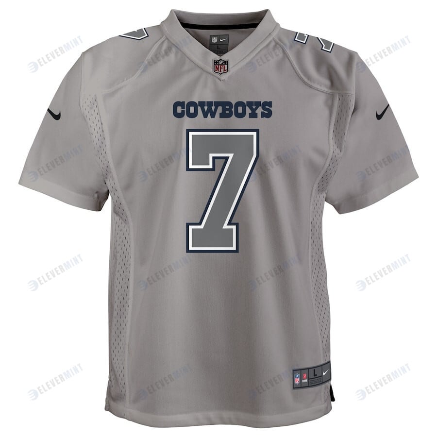 Trevon Diggs Dallas Cowboys Youth Atmosphere Game Jersey - Gray
