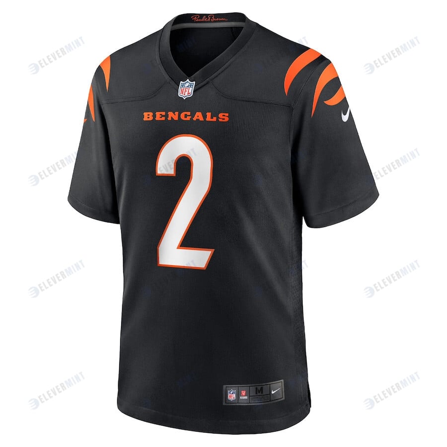 Evan McPherson 2 Cincinnati Bengals Team Game Jersey - Black