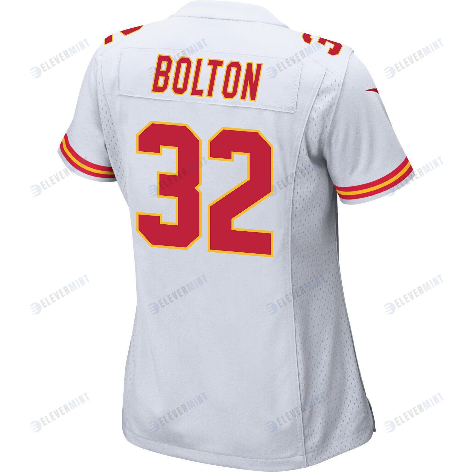 Nick Bolton 32 Kansas City Chiefs Super Bowl LVII Champions 3 Stars Women Game Jersey - White
