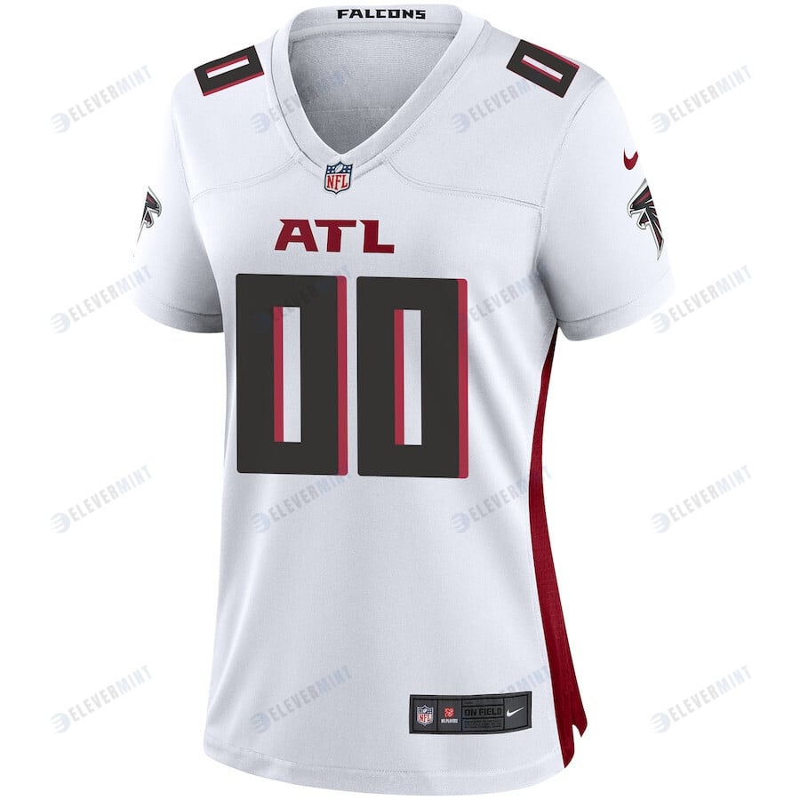 Atlanta Falcons Women's Custom Game Jersey - White