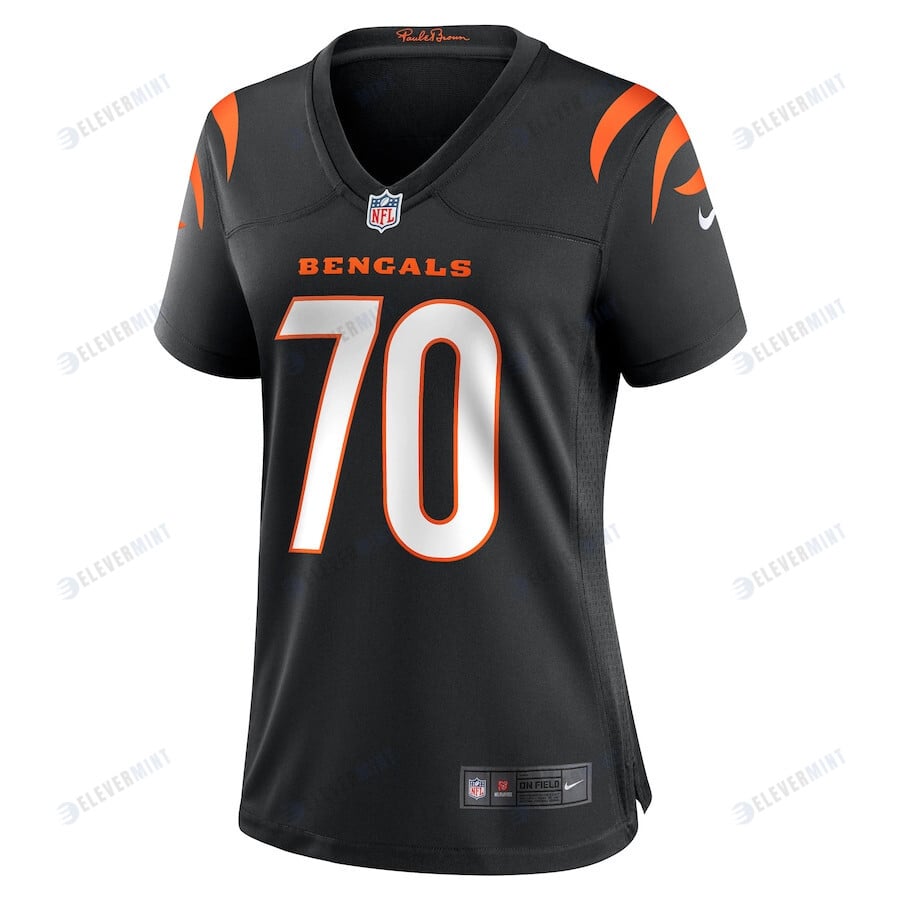 D'Ante Smith 70 Cincinnati Bengals Women's Game Jersey - Black
