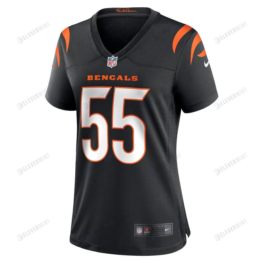 Logan Wilson 55 Cincinnati Bengals Women's Game Jersey - Black