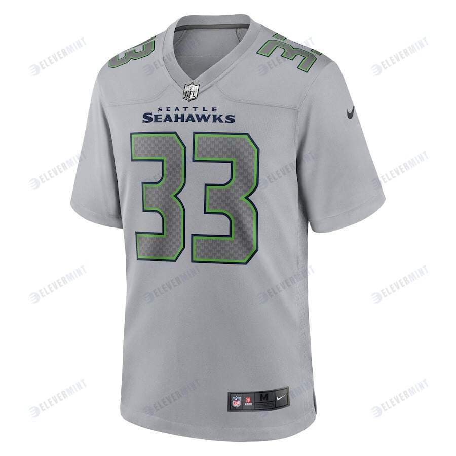 Jamal Adams 33 Seattle Seahawks Atmosphere Fashion Game Jersey - Gray