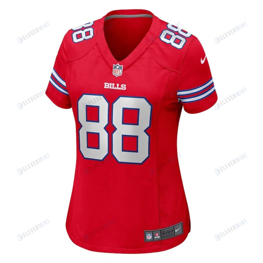 Dawson Knox 88 Buffalo Bills Women's Alternate Game Jersey - Red