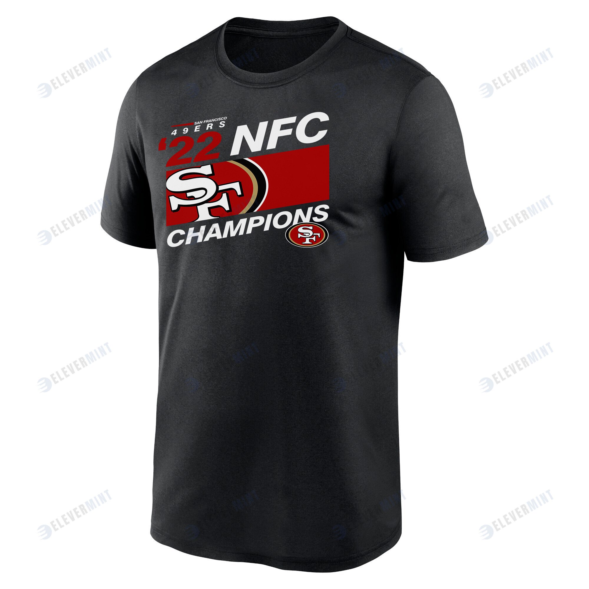San Francisco 49ers NFC Champions Iconic Black Men T-Shirt