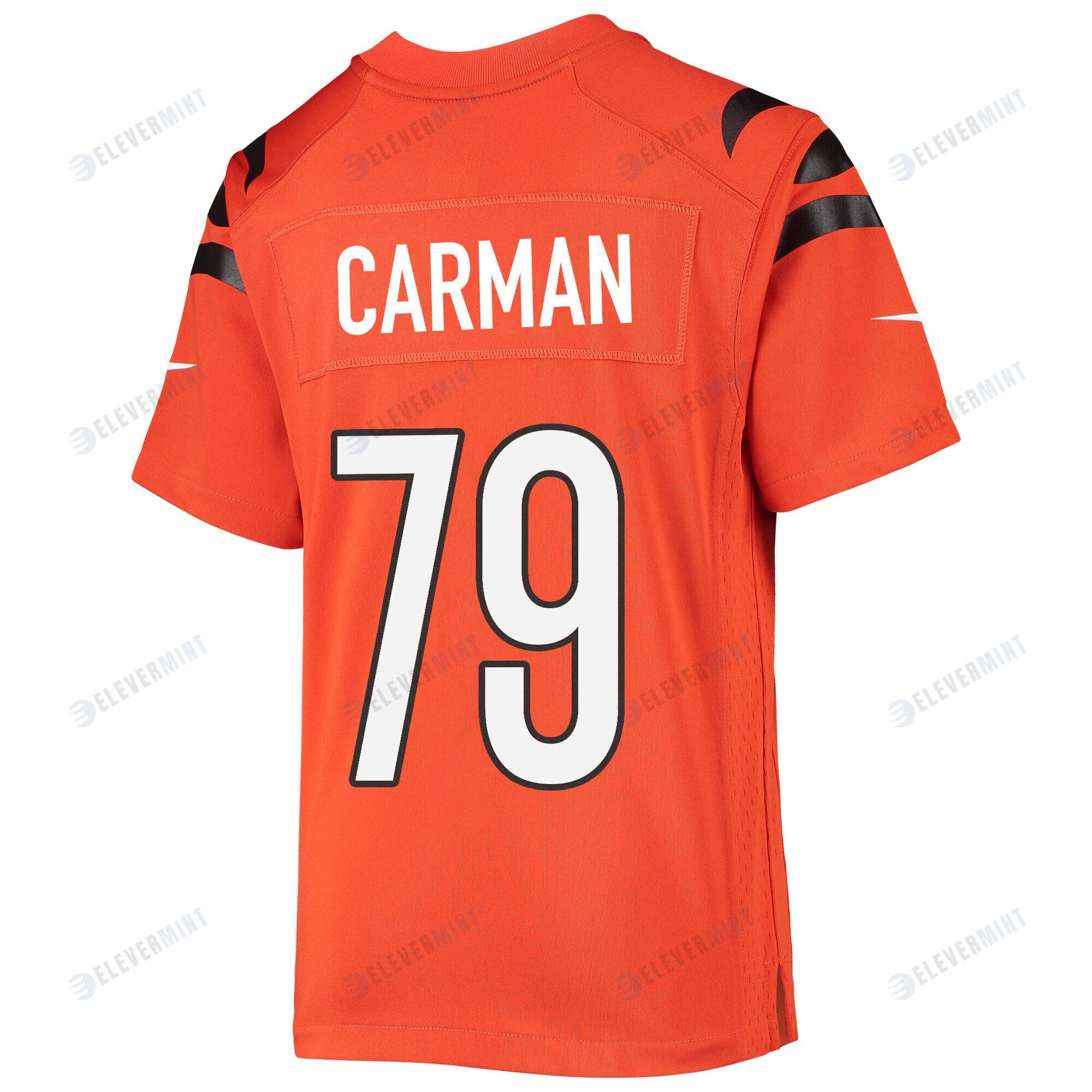 Jackson Carman 79 Cincinnati Bengals Super Bowl LVII Champions Youth Alternate Game Jersey - Orange