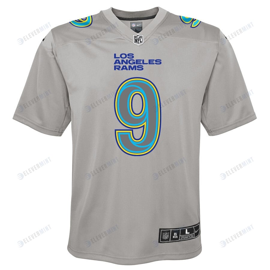 Matthew Stafford Los Angeles Rams Youth Atmosphere Game Jersey - Gray