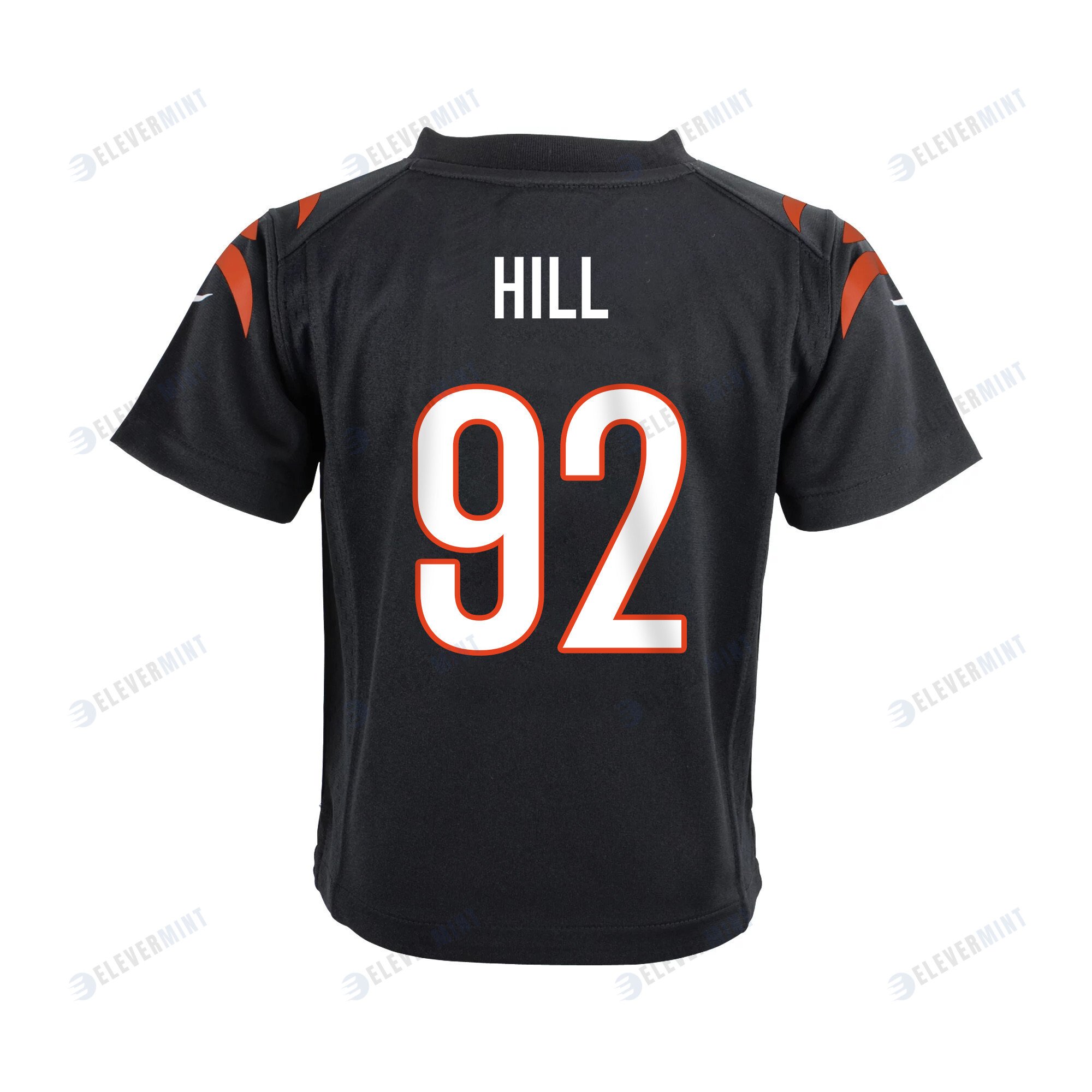 B.J. Hill 92 Cincinnati Bengals Super Bowl LVII Champions Youth Game Jersey - Black