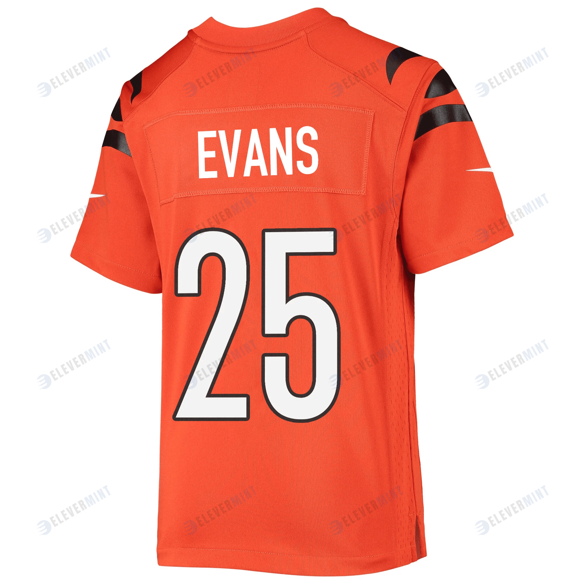 Chris Evans 25 Cincinnati Bengals Super Bowl LVII Champions Youth Alternate Game Jersey - Orange