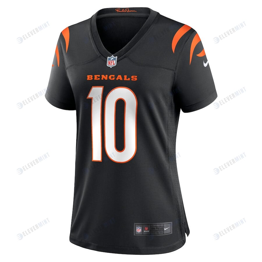 Kevin Huber 10 Cincinnati Bengals Women's Game Jersey - Black